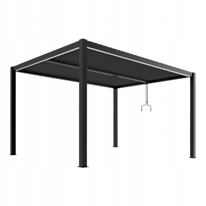 Zahradní pergola Luxe 3 x 4 m hliníková