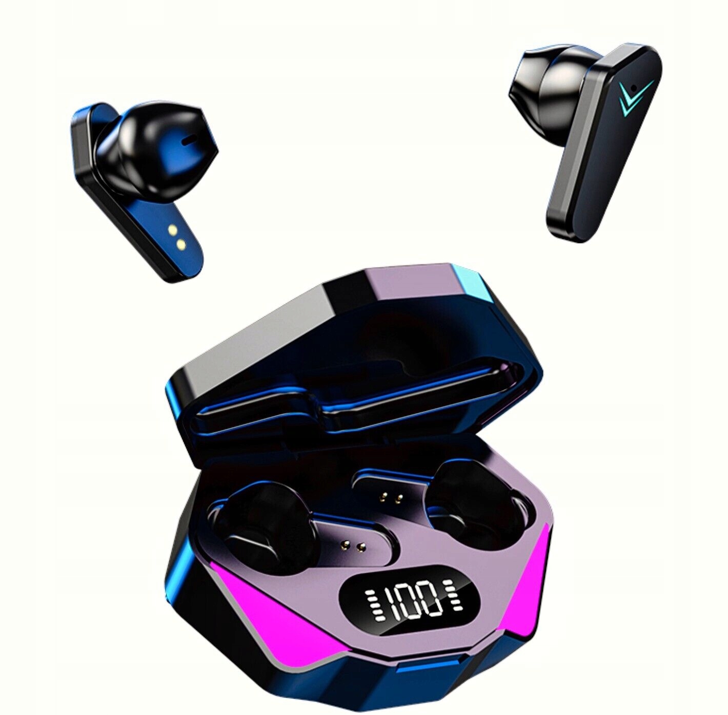 SŁUCHAWKI BEZPRZEWODOWE BLUETOOTH 5.2 + POWERBANK Model X15 BEZPRZEWODOWE SŁUCHAWKI BLUETOOTH 5.2