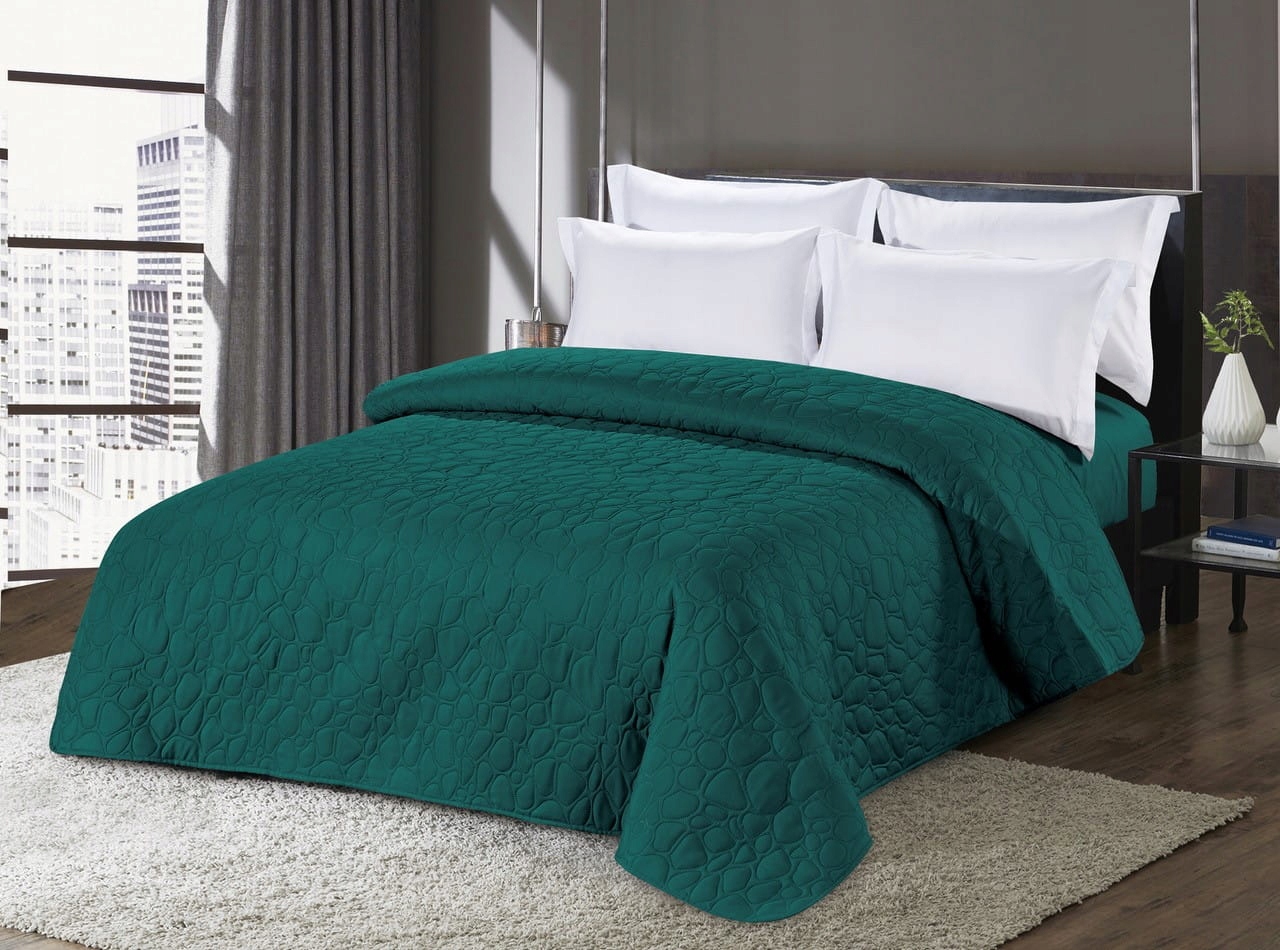 NARZUTA PIKOWANA DWUSTRONNA 200x220 CIEMNY TURKUS PETROL EAN (GTIN) 5902311471225