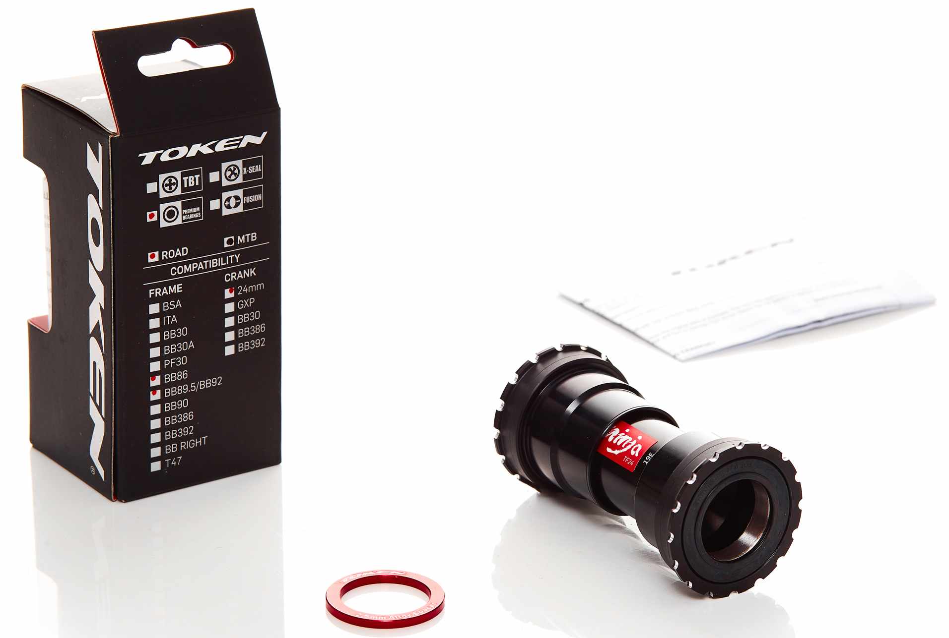 

Token Suport Ninja BB841T-41+ADAPTER R241 Sram Gxp