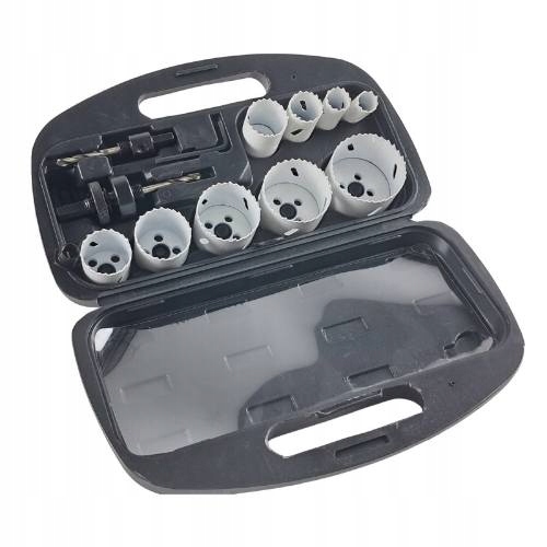 Vrtáky korunkové Bi-metall, set 13 ks, Enpro