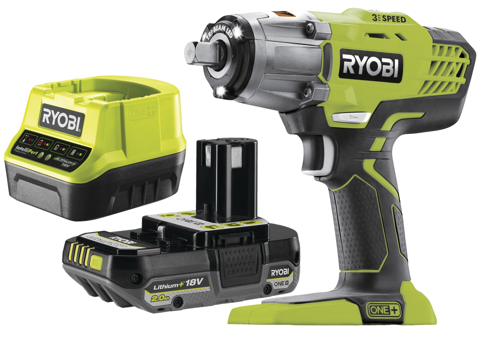 

Zestaw Klucz Udarowy Ryobi R18IW3 400Nm +aku +łado
