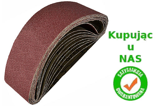 PAS BEZKOŃCOWY TAŚMA 75x457 PAPIER ŚCIERNY P80 x10 Marka Germaflex