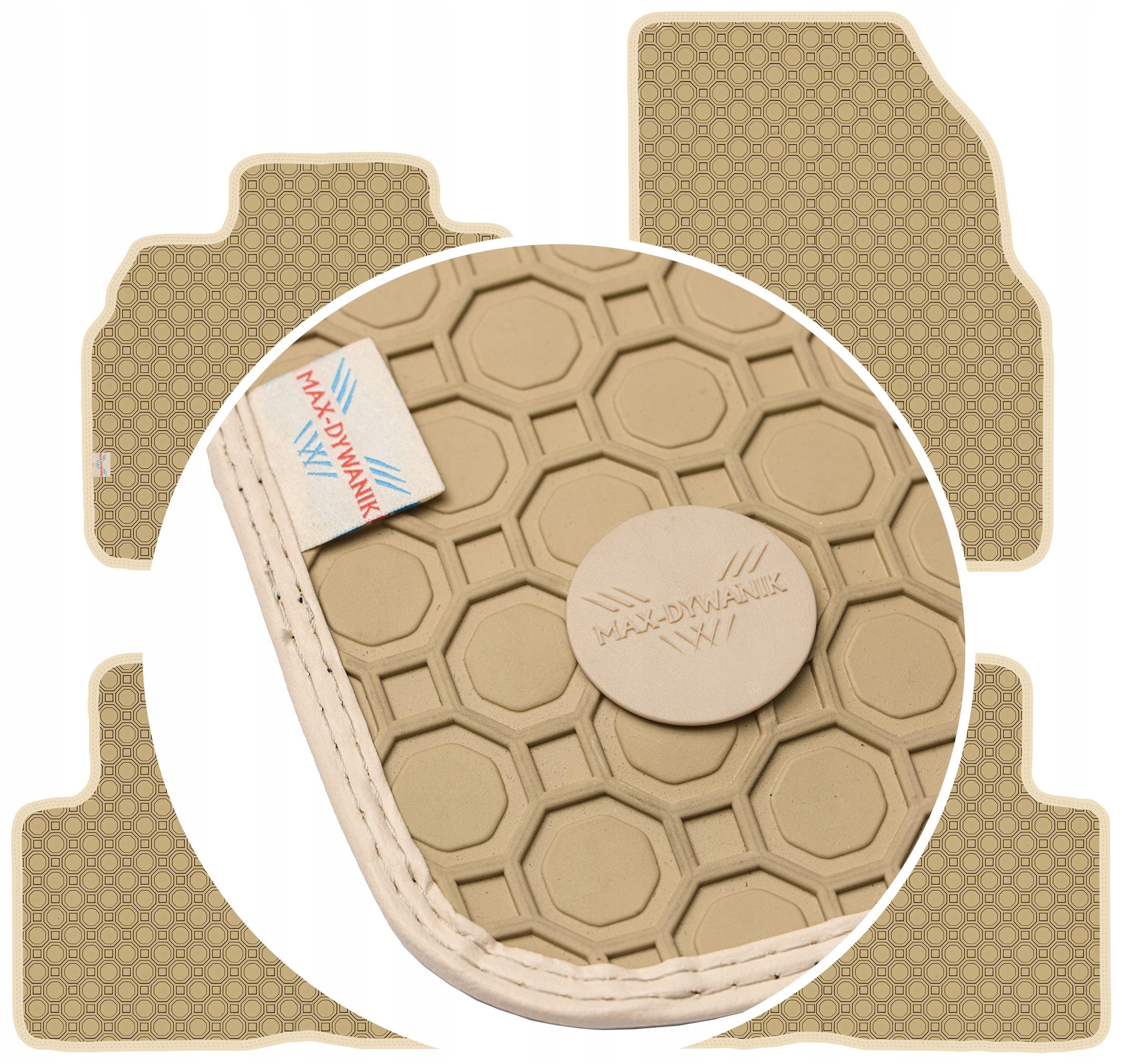 Renault Scenic II 2003-2009 Koberce Béžové