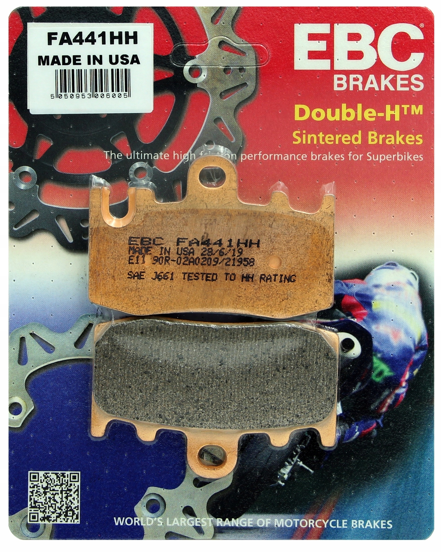 Brzdové Doštičky Ebc FA441HH Núdzová súprava #7