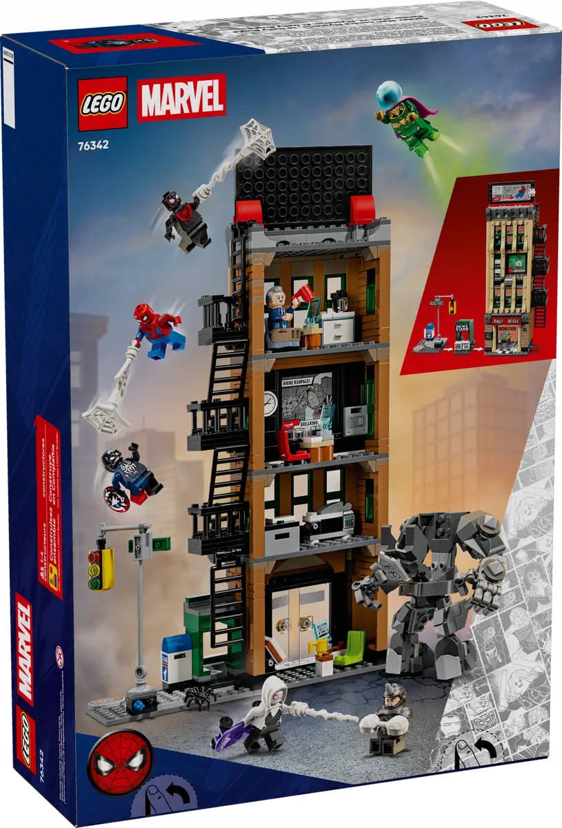 76342 Lego Heroes Spider-Man vs. Mysterio: Redakce Daily Bugle