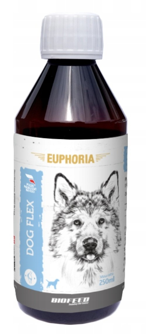 Levně Biofeed Euphoria Dog Flex 250 ml Regenerace Kloubů Chondroitin Kolagen