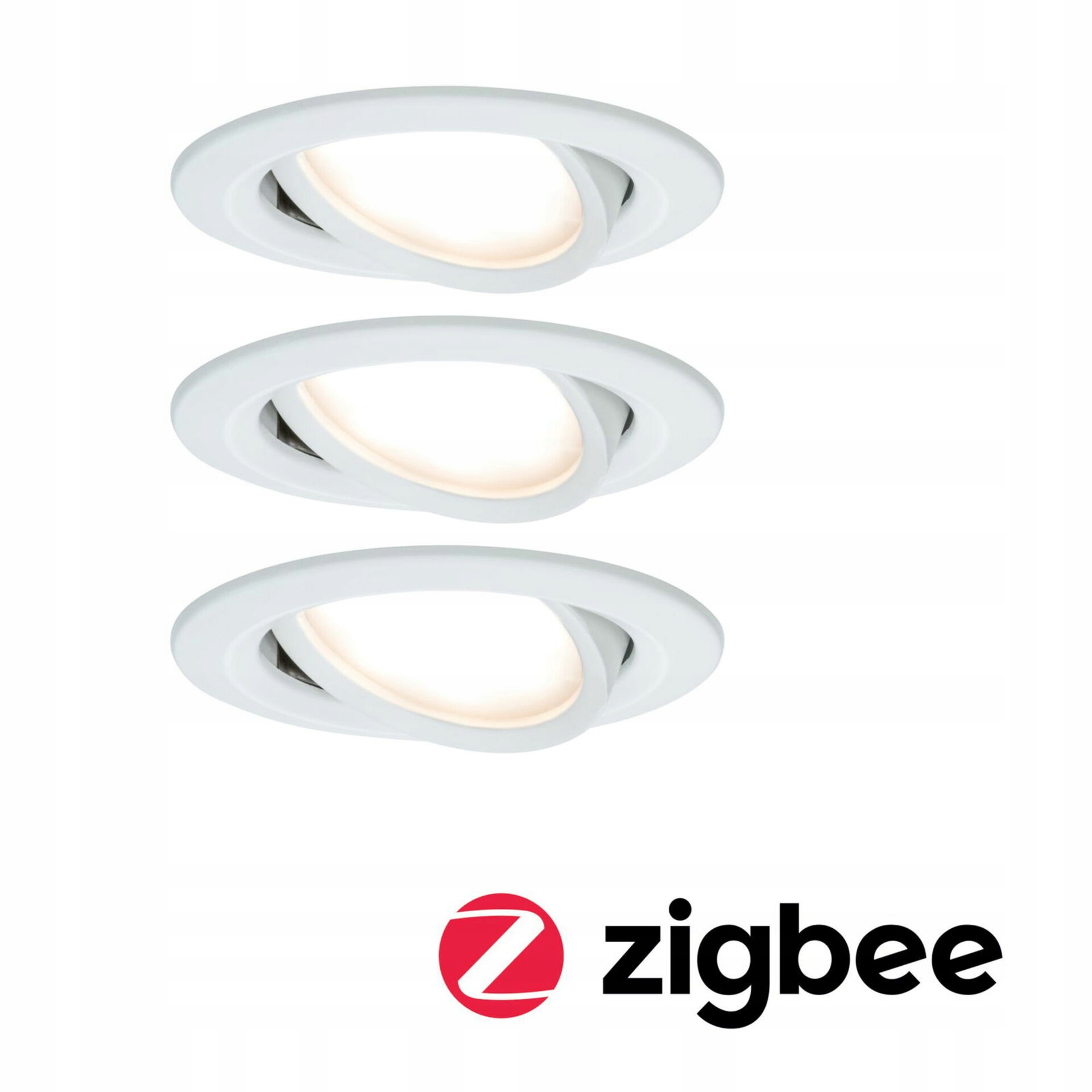 Paulmann Smart Home Zigbee set Nova Coin Cephei 3x6W 2700K biela výklopné