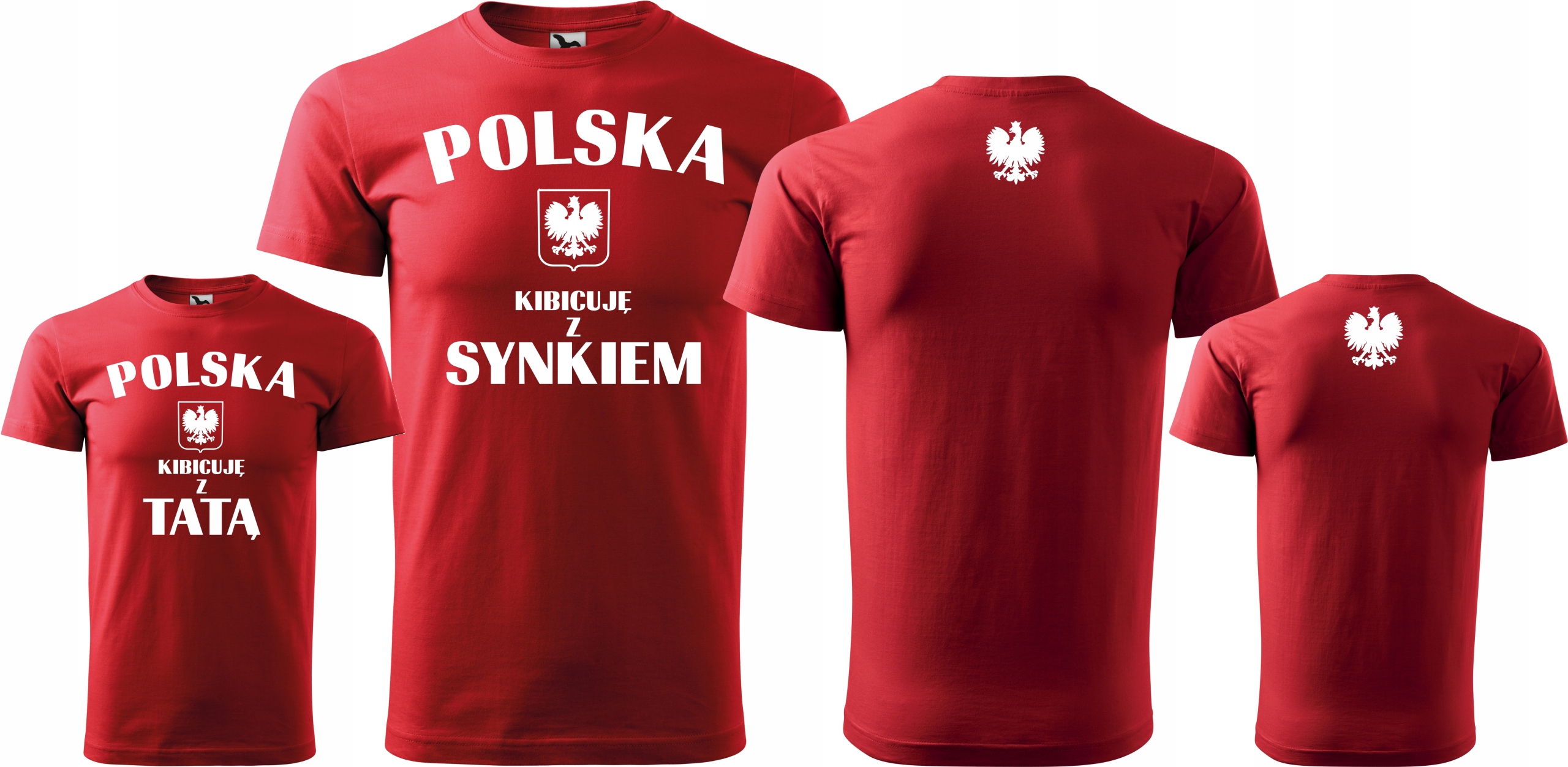 

Zestaw kibica dla Taty i Syna Polska Piłka Nożna