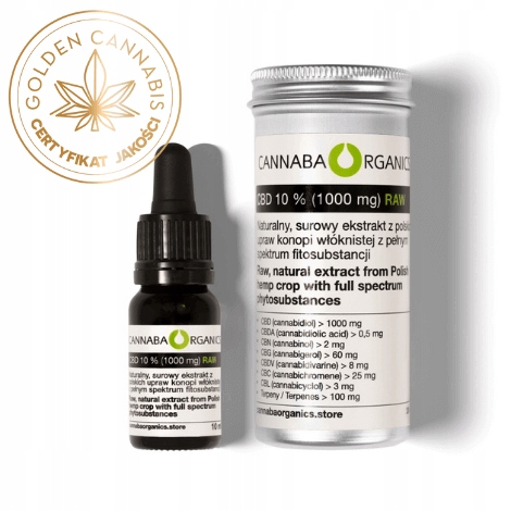 

Polski Surowy Olej Cbd 10% Pełne Spektrum 10 ml