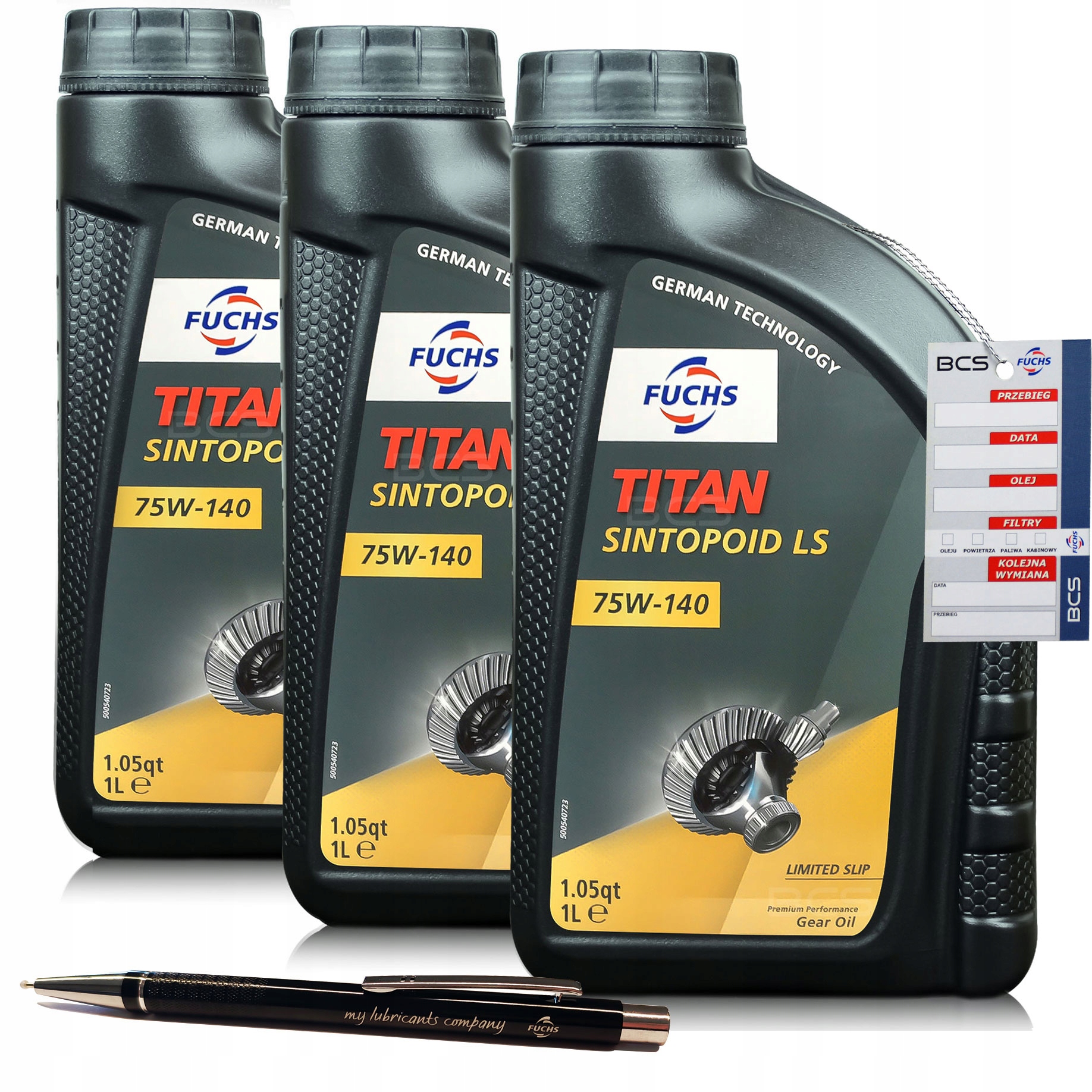 3 LITRY OLEJ FUCHS SINTOPOID LS 75W140 GL-5 OLEJ PRZEKŁADNIOWY