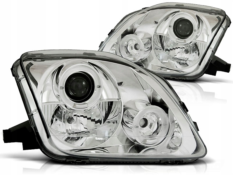 REFLEKTORY HONDA PRELUDE V 97-01R RINGI LED CHROM