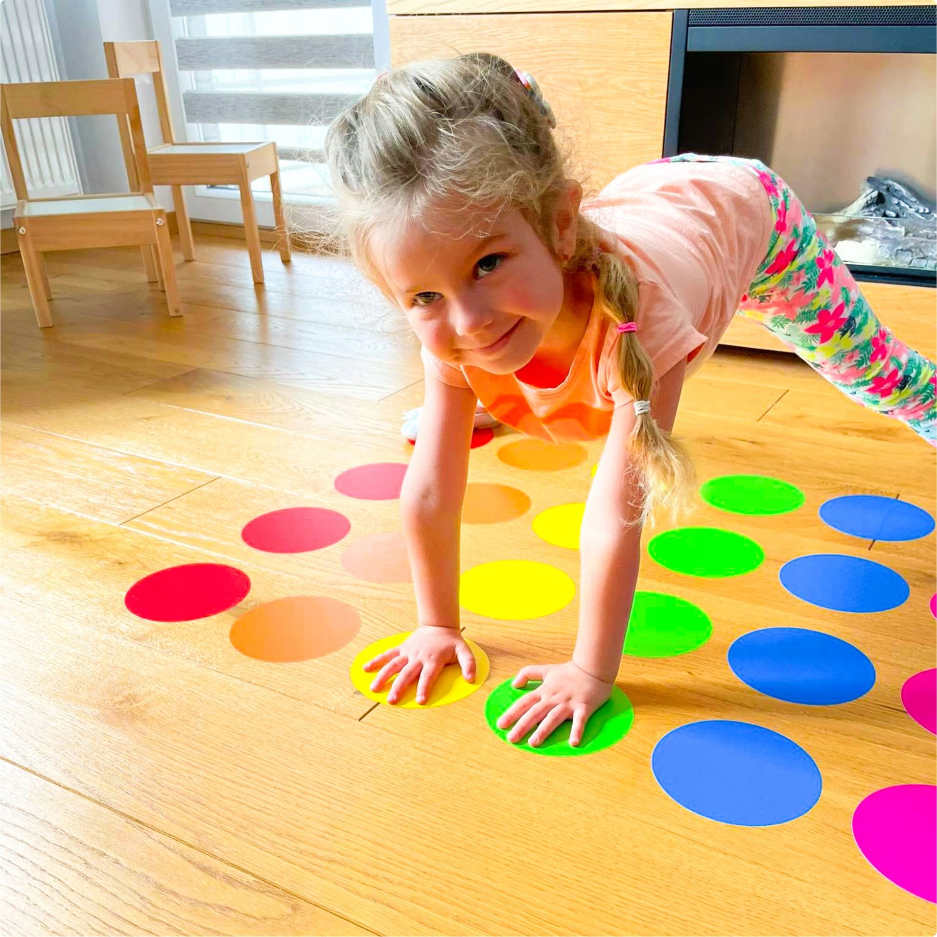 gra podłogowe kropki