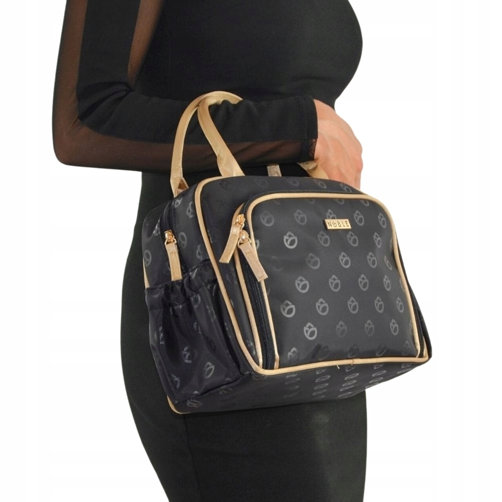 Dámská kosmetická taška kufřík cestovní organizér na kosmetiku černá Noble