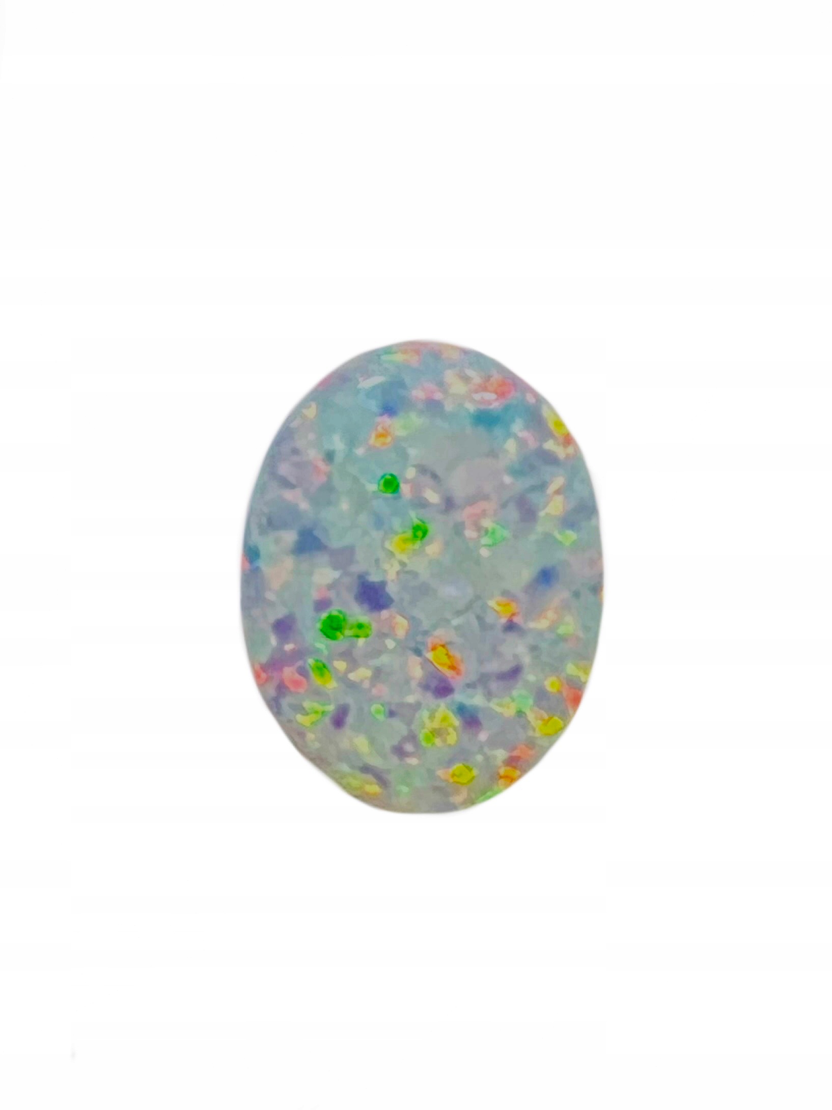 Opal Arlekin Kabošon Ovál 12X10 MM Kus