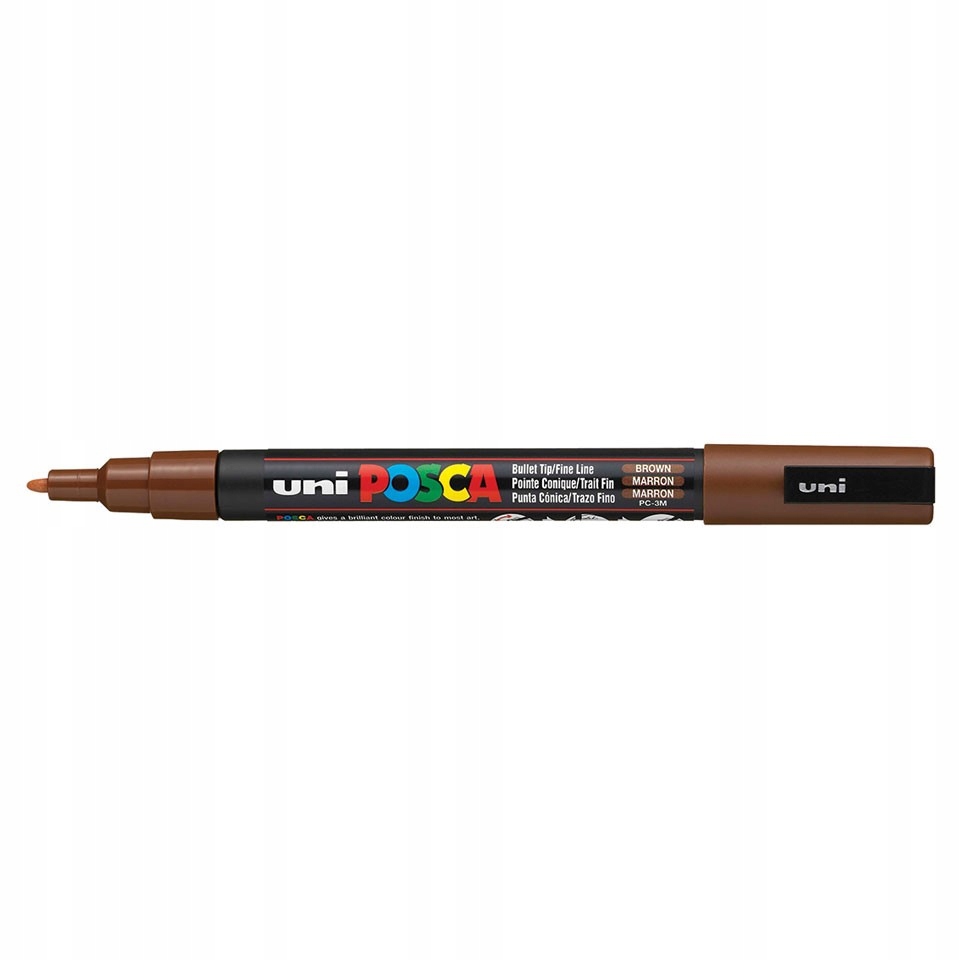 

Marker akrylowy, dekoracyjny brązowy Posca PC-3M