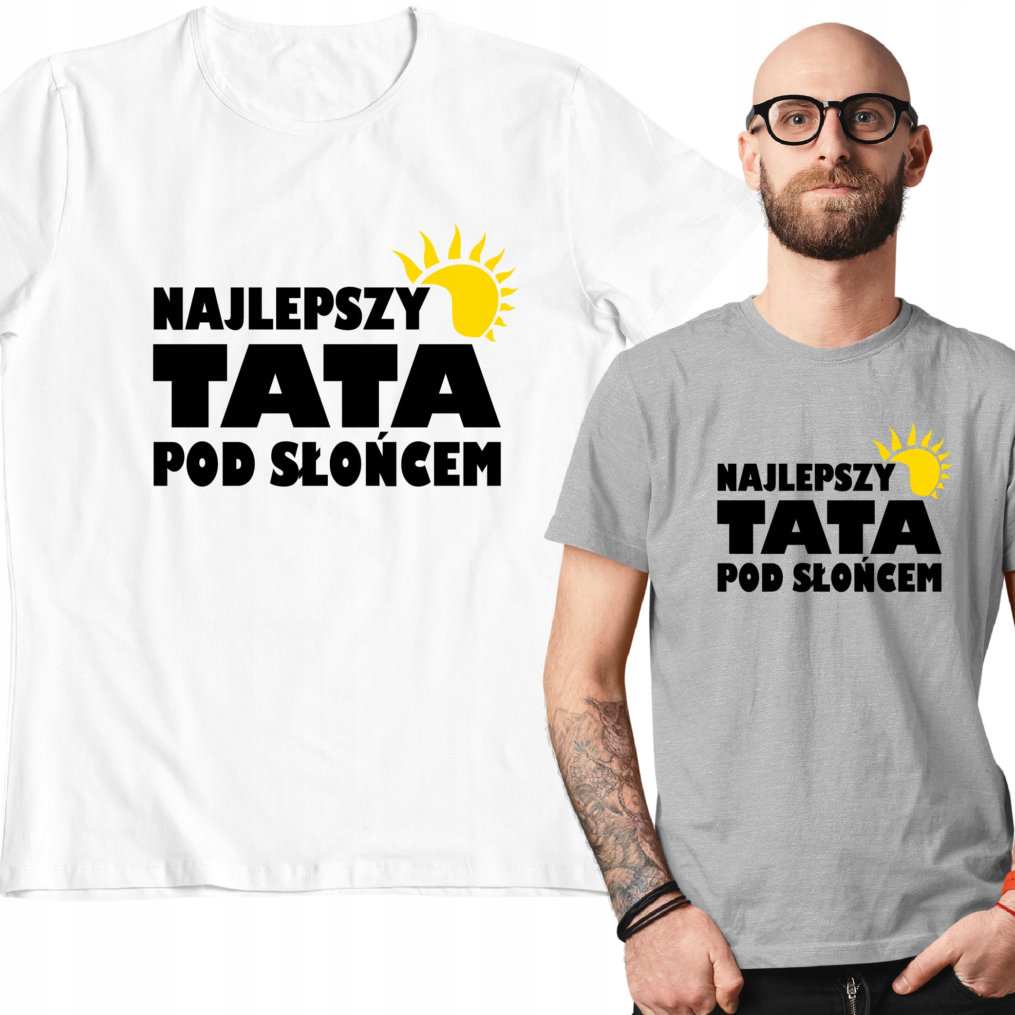 

Koszulka Bluzka Tshirt Najlepszy Tata Tatuś Ojciec
