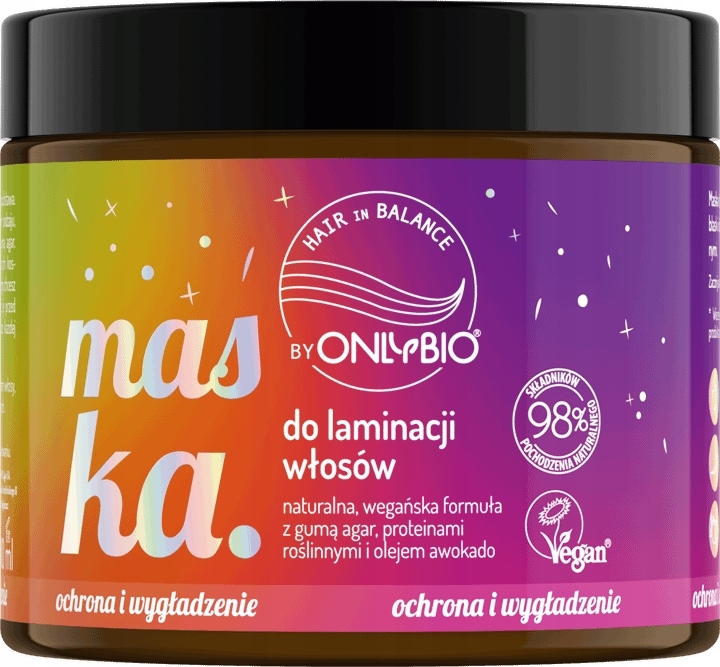 

OnlyBio Hair In Balance Maska do laminacji włosów