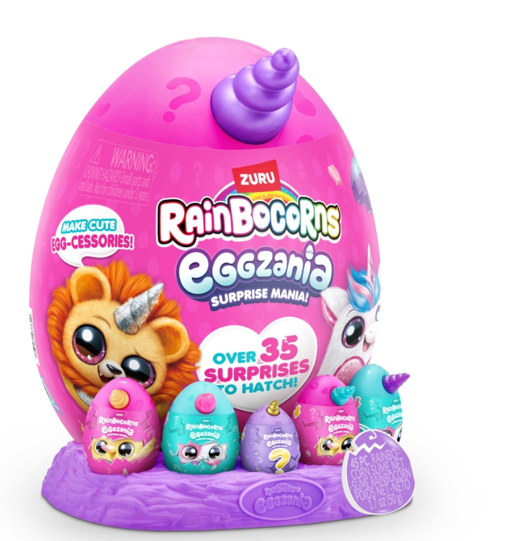 Zuru Maskotka niespodz Rainbocorns Eggzania Surprise Mania Jednorożec 28cm