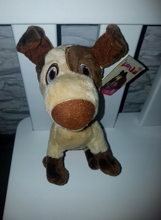 pluszak maskotka Masza i niedźwiedź PIESEK PIES 18