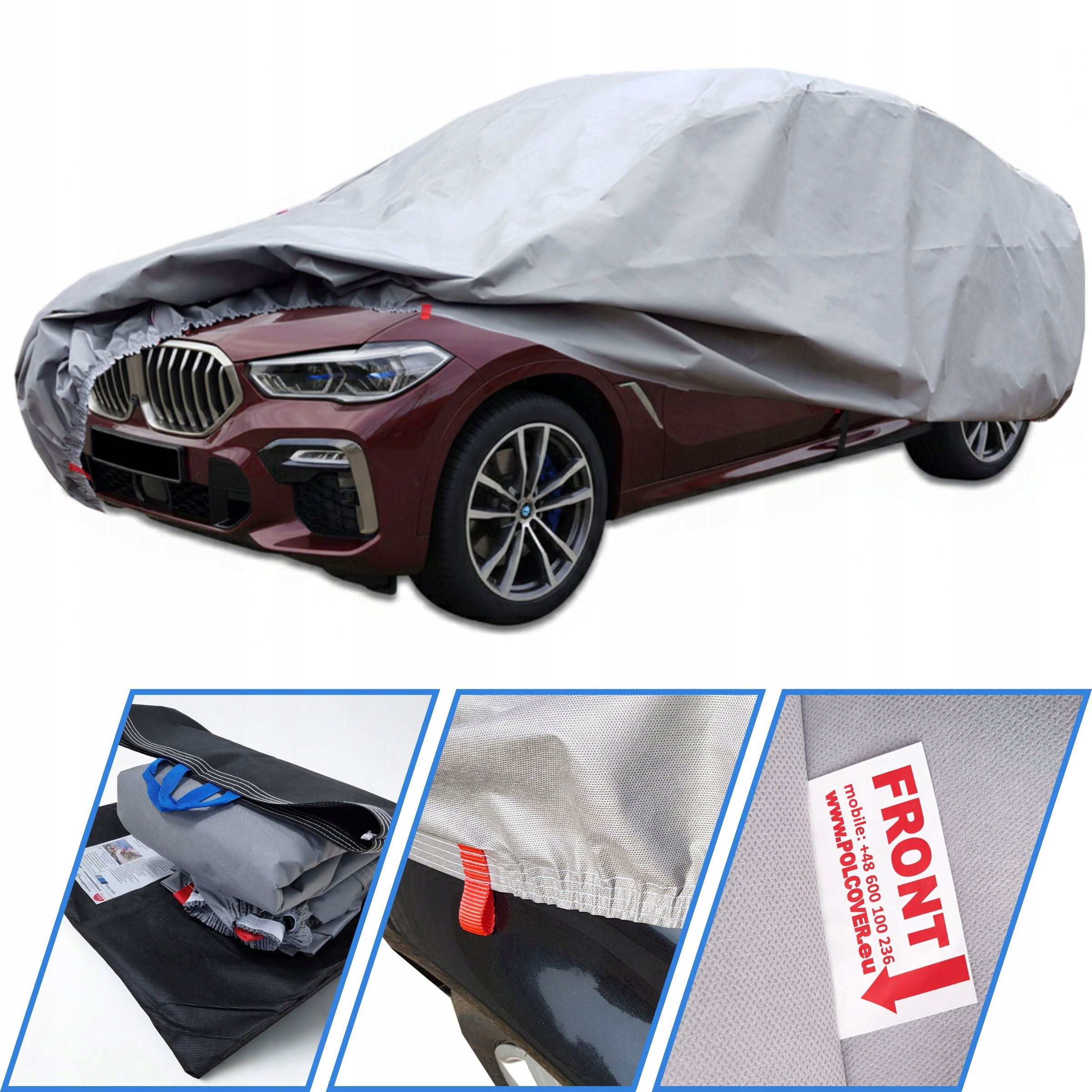 Pouzdro 3W Na Auto Bmw X6 E71, F16, G06, Gle kupé, 3 vrstvy |polcover