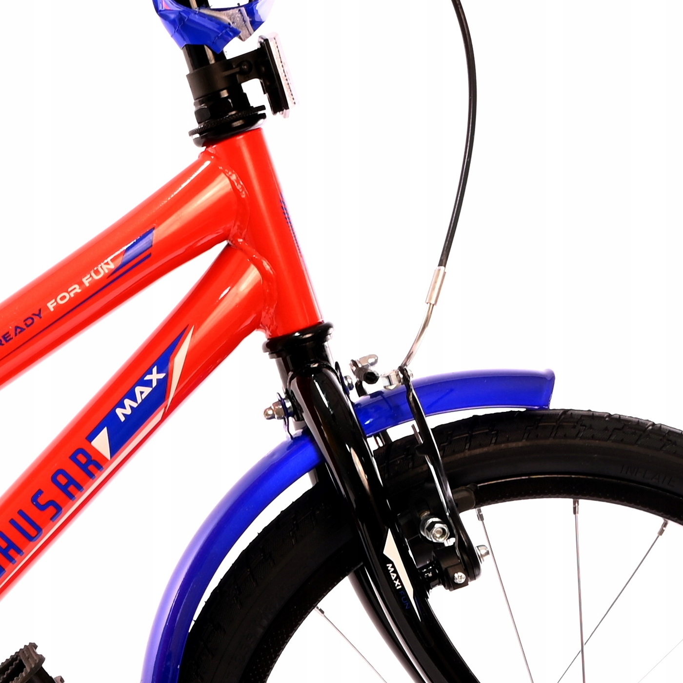 CZERWONY ROWER DZIECIĘCY 18 CALI BOCZNE KÓŁKA ROWEREK DLA CHŁOPCA 5-8 LAT Marka Midex