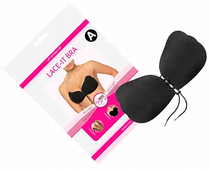 

Rozmiar A Bye Bra Lace-it Czarny - Biustonosz