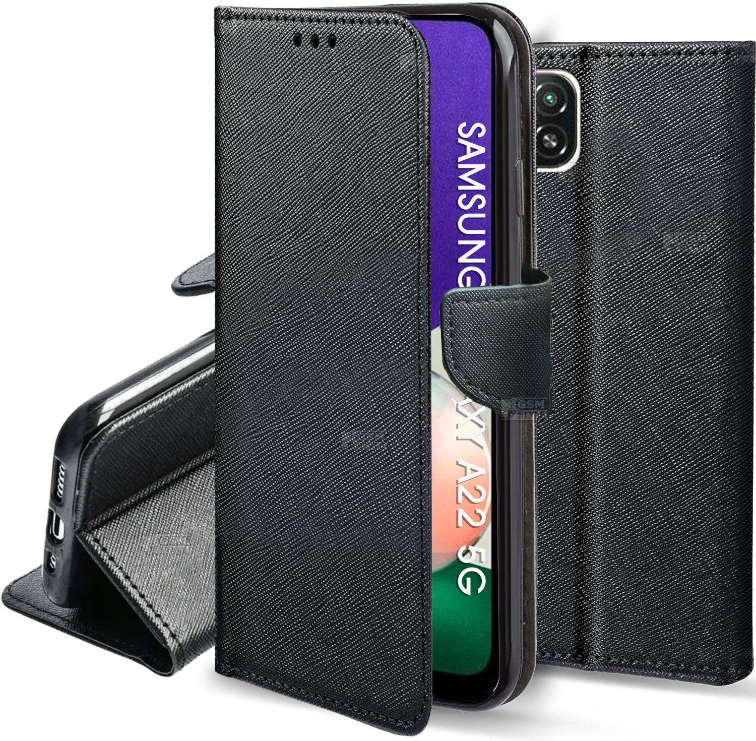 

Etui F-magnes Z Klapką Szkło na Samsung A22 5G