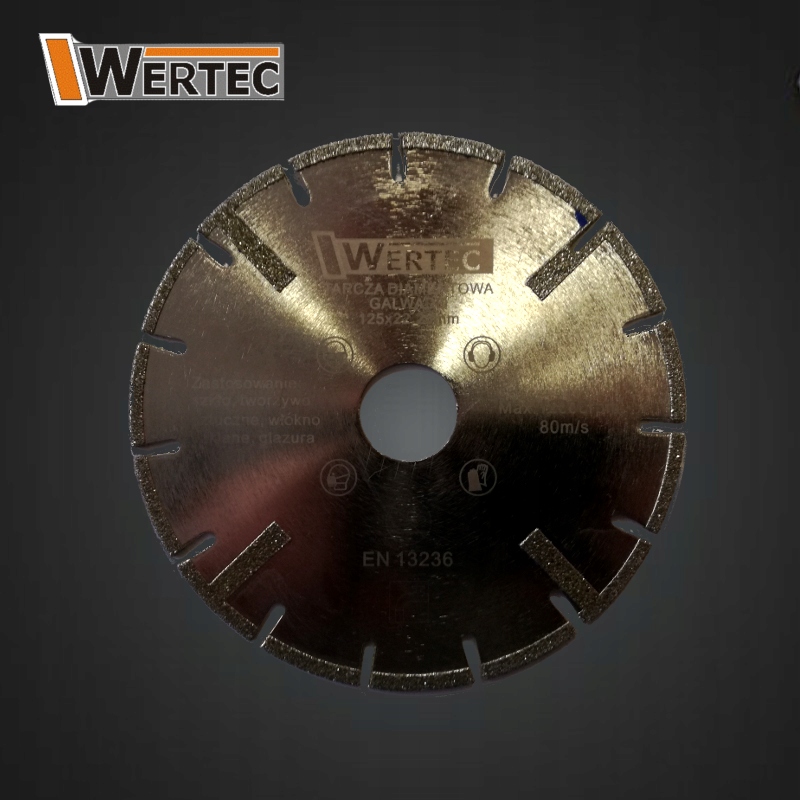 

Tarcza diamentowa do szkła 125x22,23mm Galwado