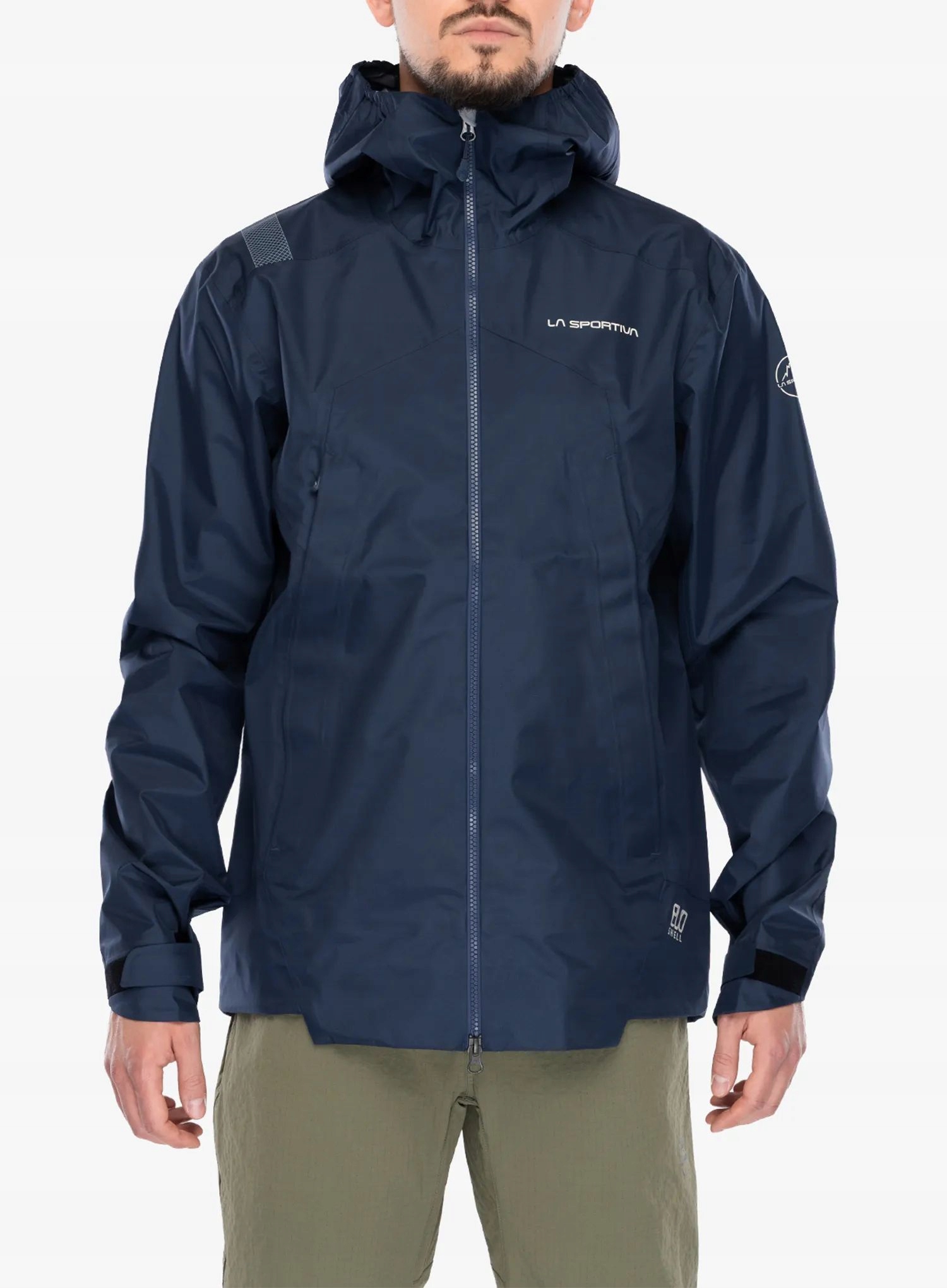 Kurtka w góry La Sportiva Discover Shell Jacket night sky/chalk M