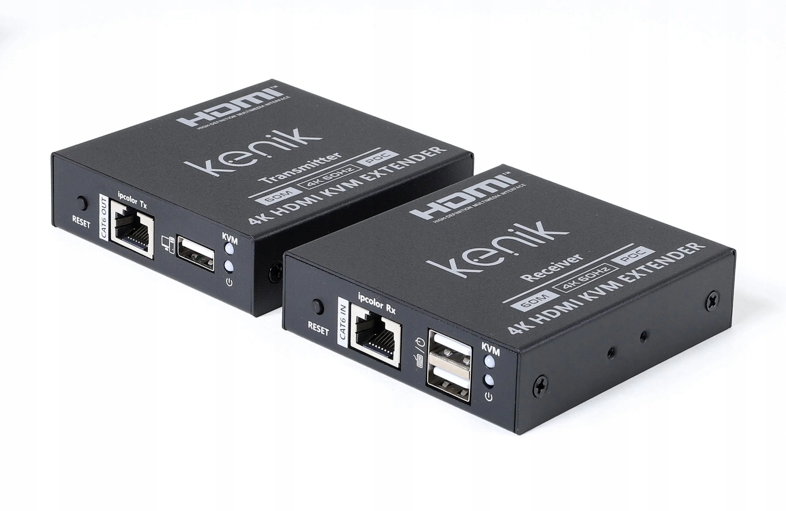 Hdmi extender Kenik KG-EX70HDMI-P/U/4K6 video myš po otočnom gombíku