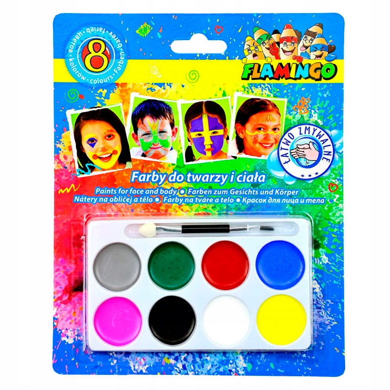 

Farby Do Malowania Twarzy Ciała Farba make-up 8kol