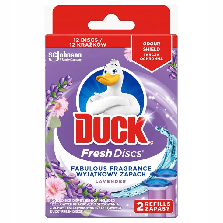 

Duck Krążki Żelowe Do Wc Zapas Lavender 2x36ml
