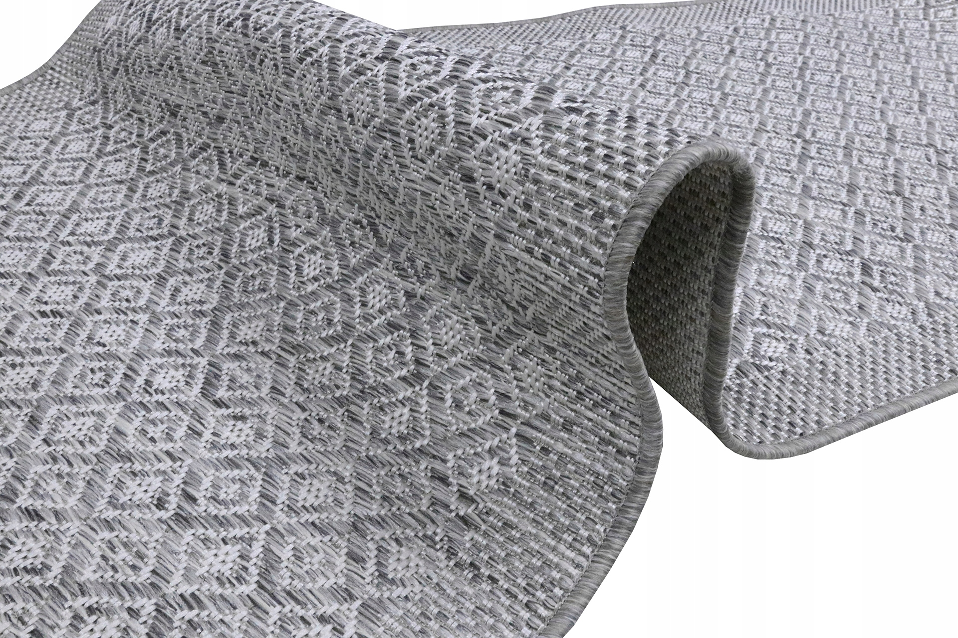 ORYGINALNY CHODNIK SZNURKOWY 80 cm SZARY PLECIONKA Grubość 6 mm