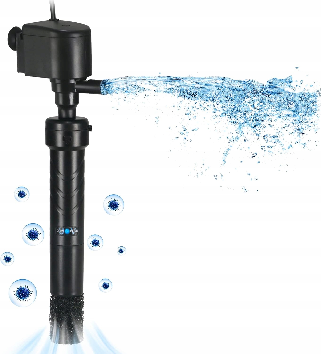 Levně Filtrační Čerpadlo Do Akvária 1200l/h 5 W proti řasám do studené vody