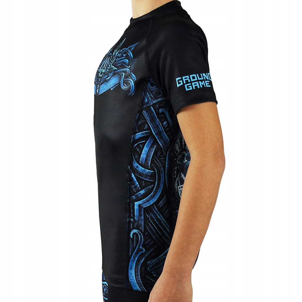 Rashguard z krótkim rękawem dziecięcy Ground Game Viking r. 146 cm Rozmiar 146