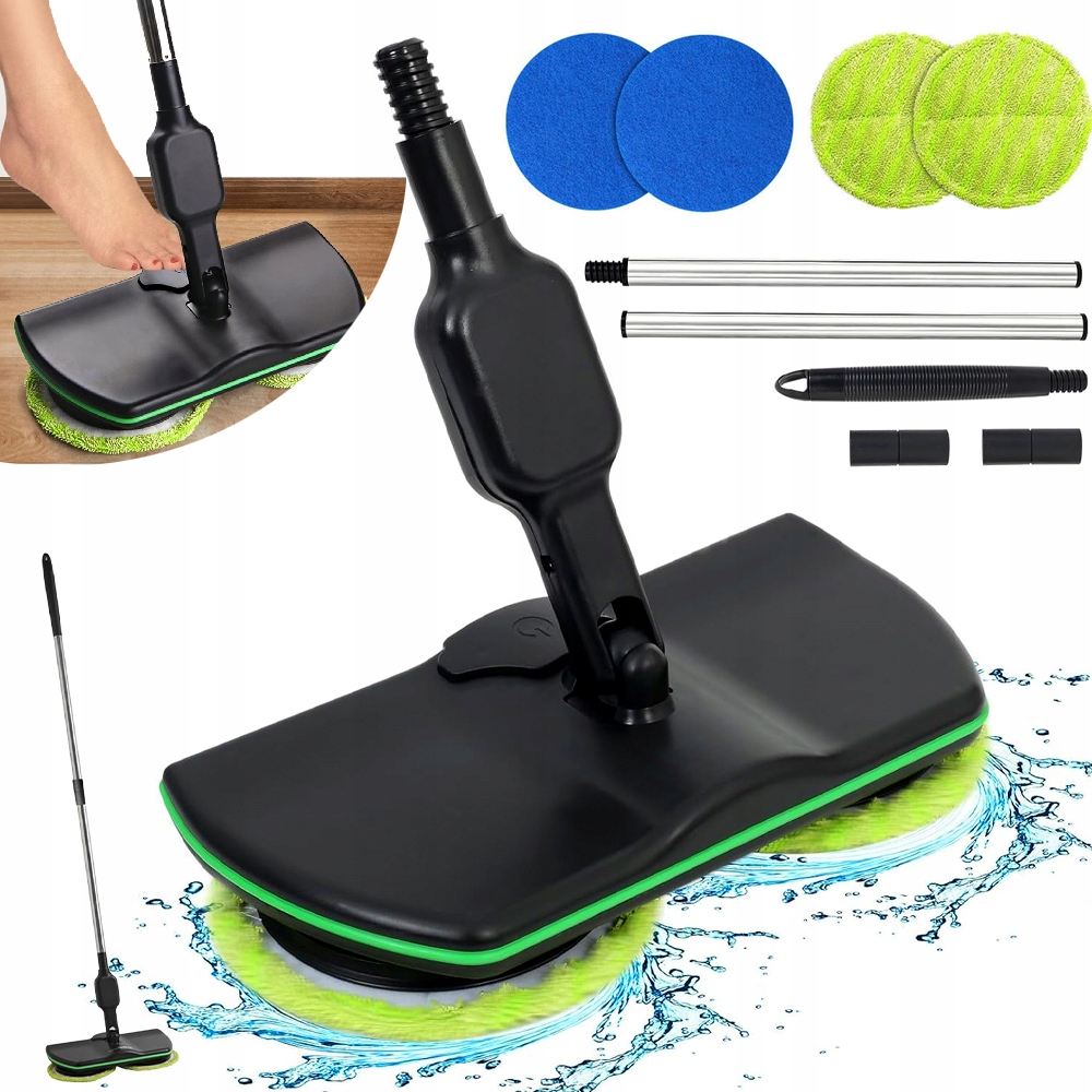 Levně Bezdrátová Myčka Pro Spinningový Mop, Elektrický Parní Stěrač