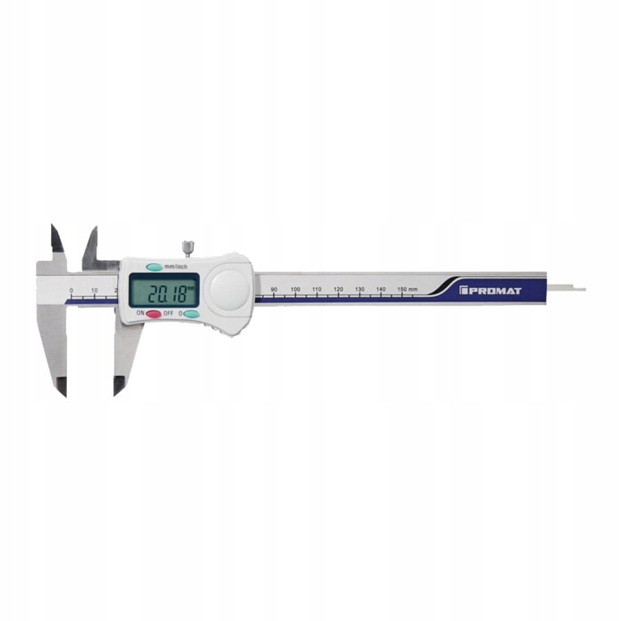 Suwmiarka elektroniczna 150 mm ze śrubą ustalająca