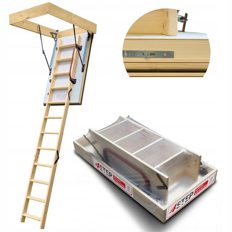 Půdní schody Extreme Výlez do podkroví 76 mm 120x70 70x120 0,55W/m2K H275