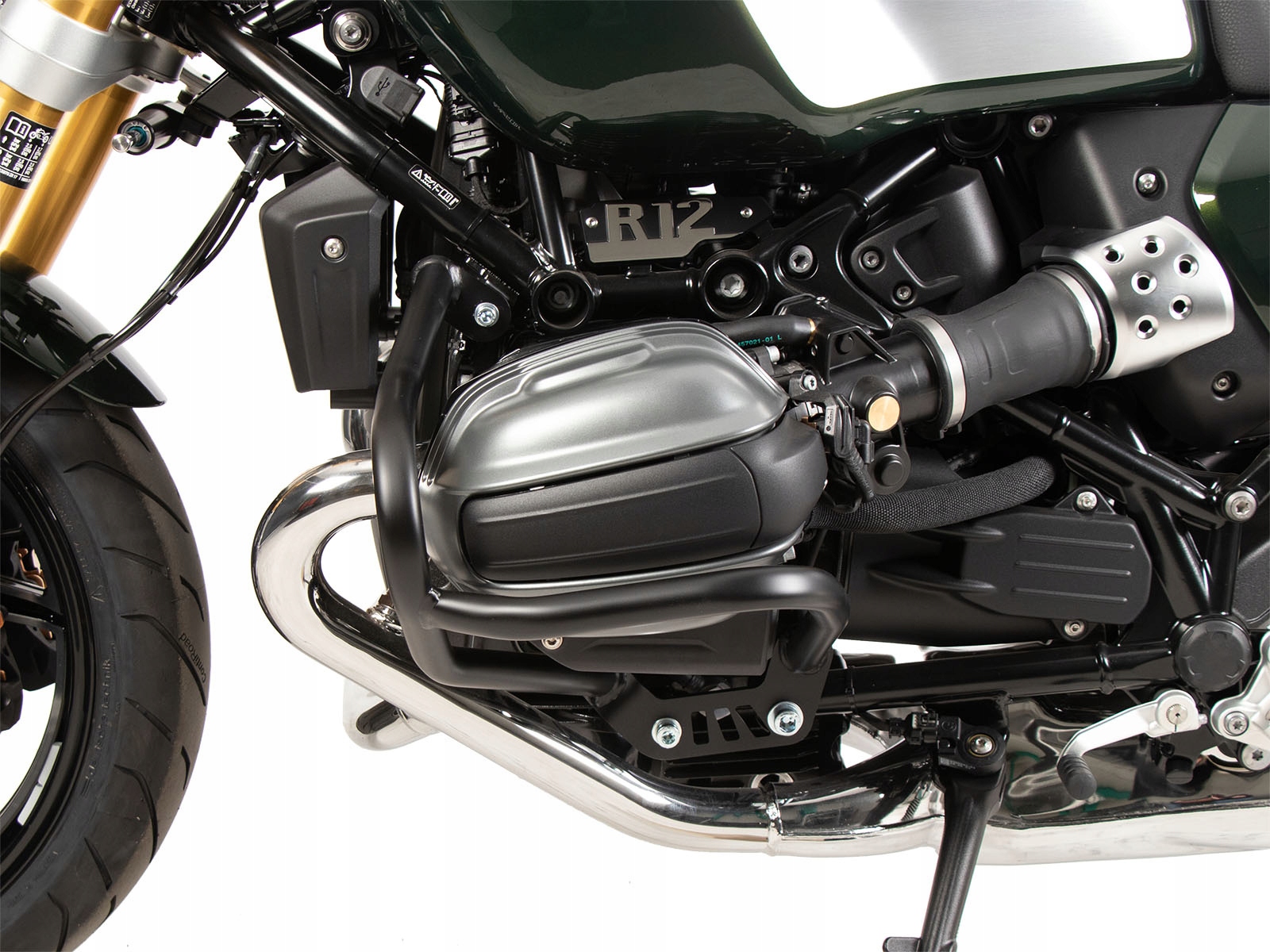Čierna krytka motora pre Bmw R 12 G/s (2025-)