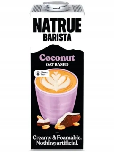 Levně 4 x veganské kokosové ovesné mléko Oat Coconut Drink 1 l Natrue Barista