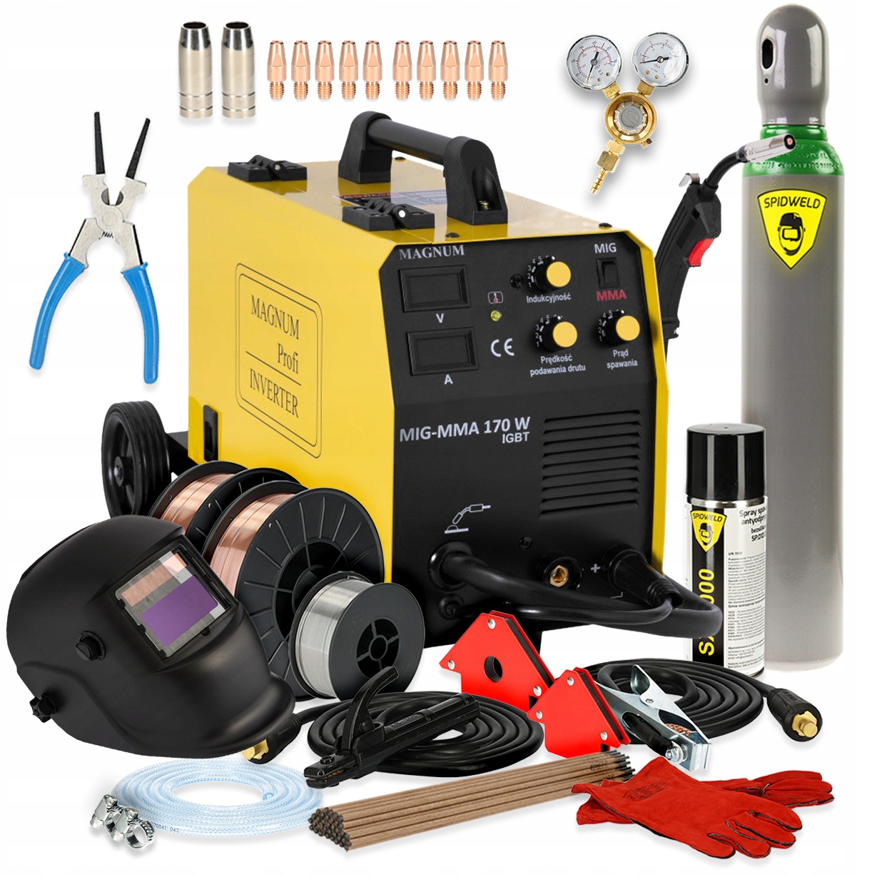 Інверторний зварювальний апарат Magnum mig 170 Вт MMA IGBT