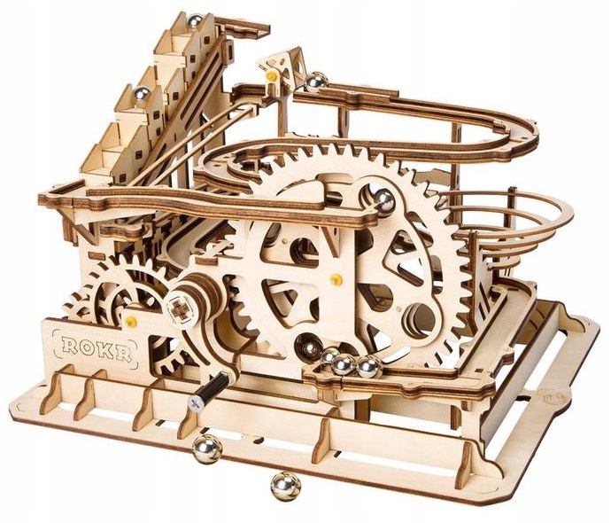 

Puzzle 3D Tor Mechaniczny na kulki marble model