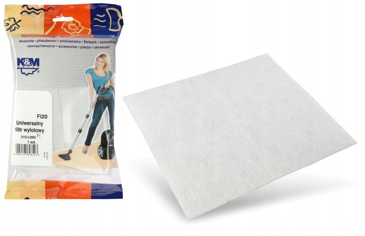 UNIWERSALNY FILTR WYLOTOWY DO ODKURZACZY Fi20