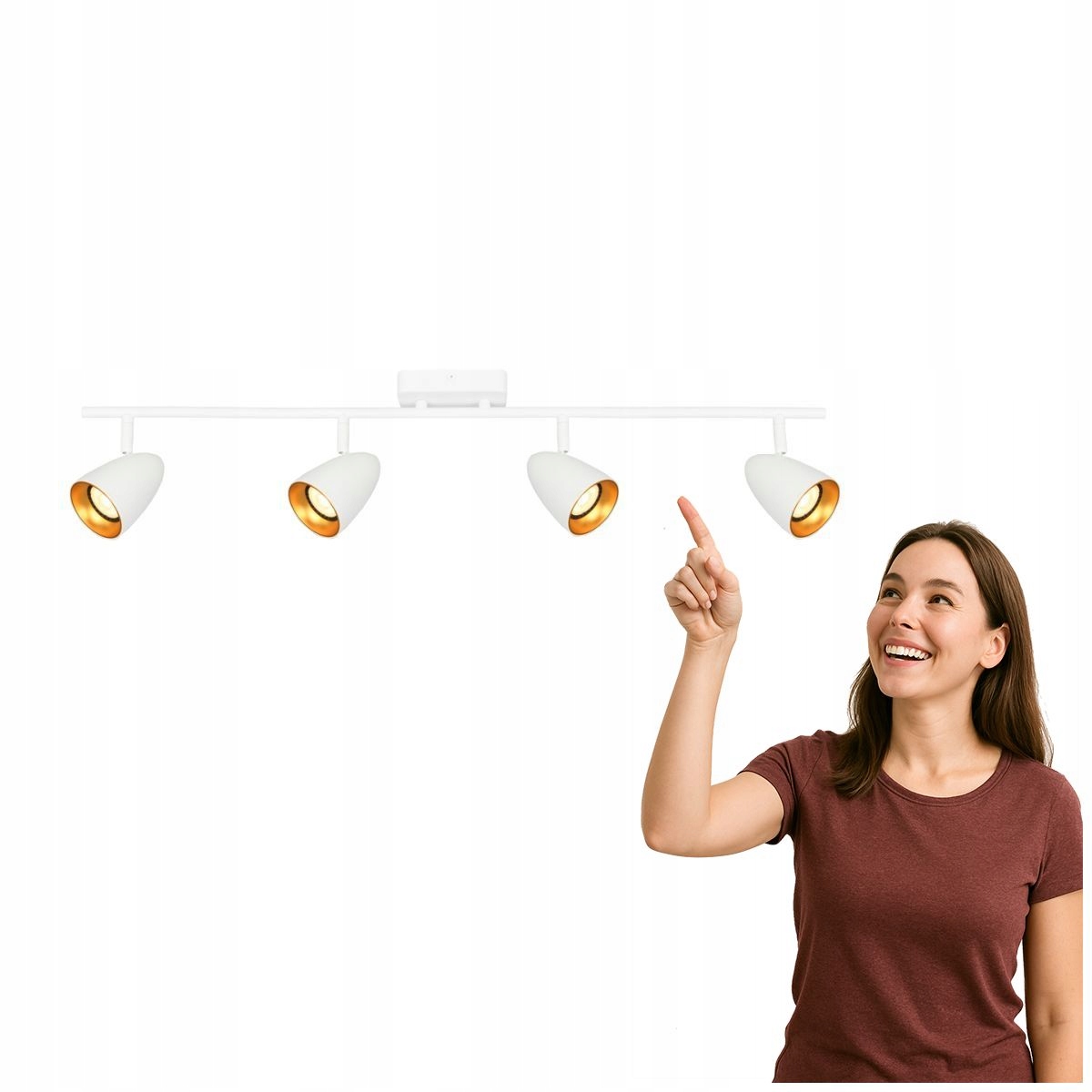 Lampa reflektor spot Tino SPL-36748-4-WH-GD Italux