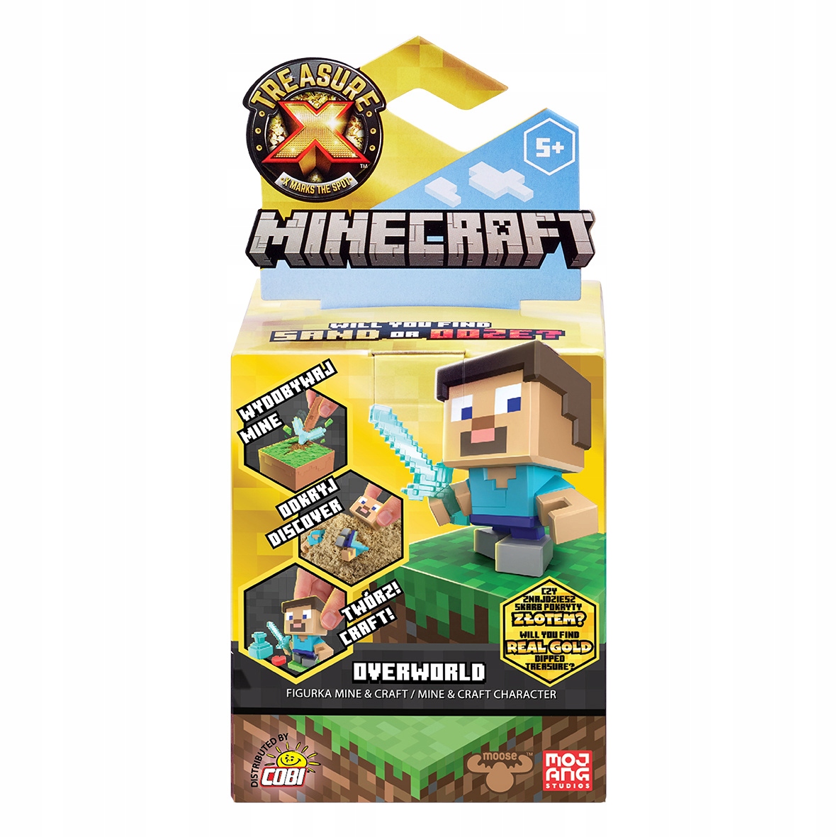 TREASURE X Minecraft OVERWORLD Cobi фигурка из игры Type figurine from the game