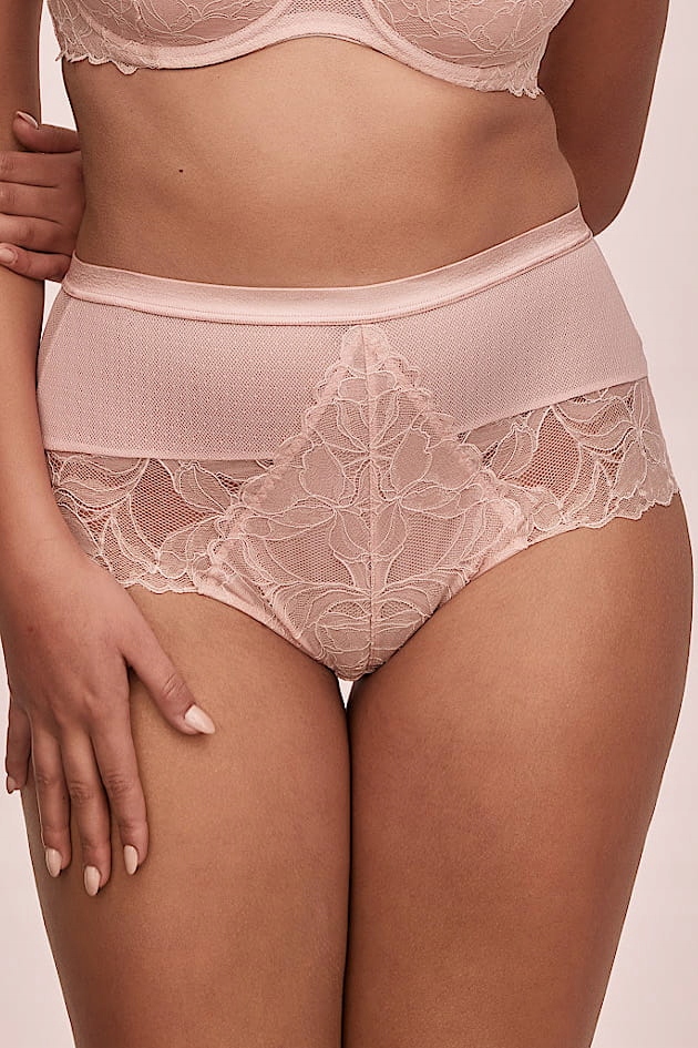 Outlet Alles Glow růžová vysoká kalhotky 44 2XL