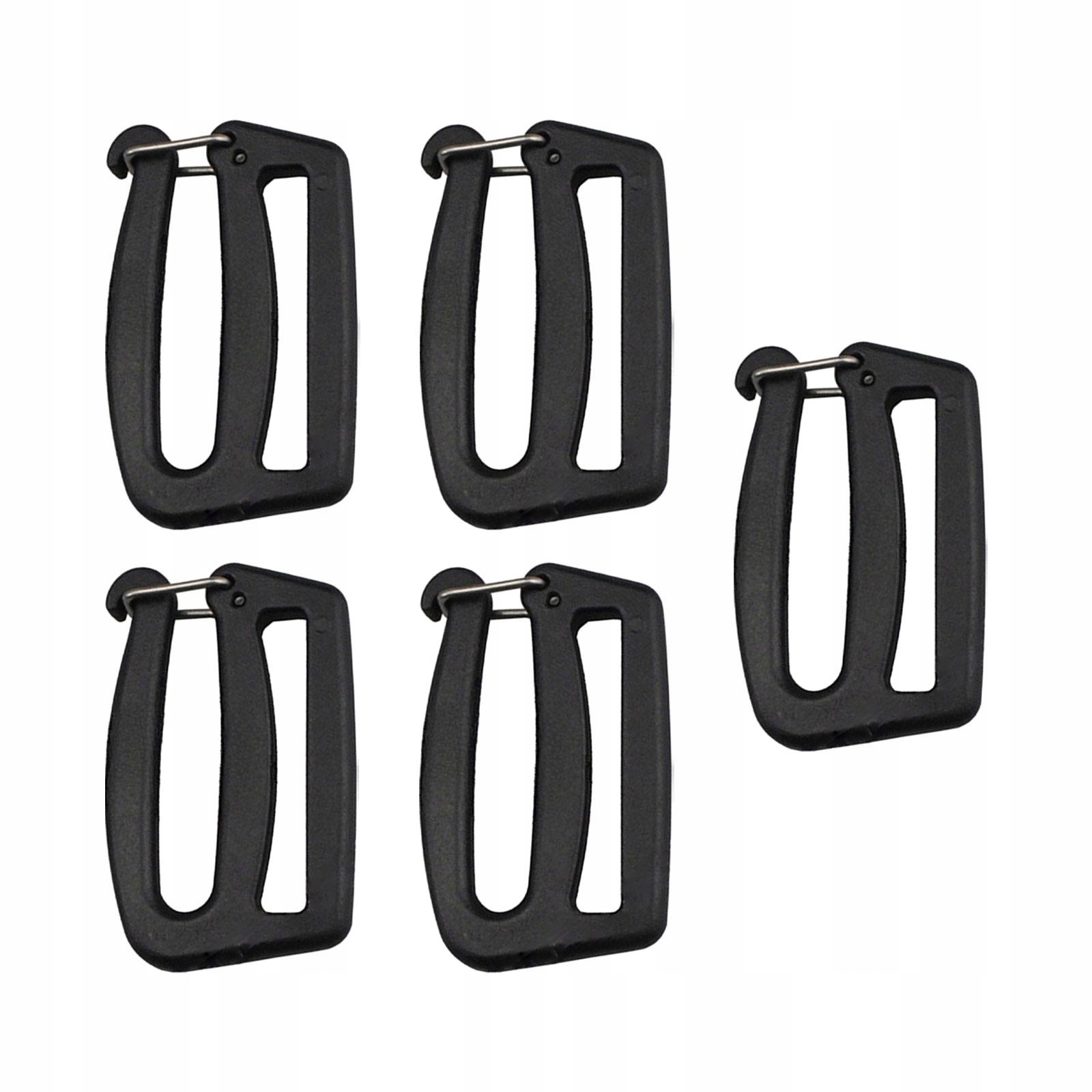 Hak parciany Brelok Haczyk Klips Heavy Duty Parciany Prostokąt 5szt