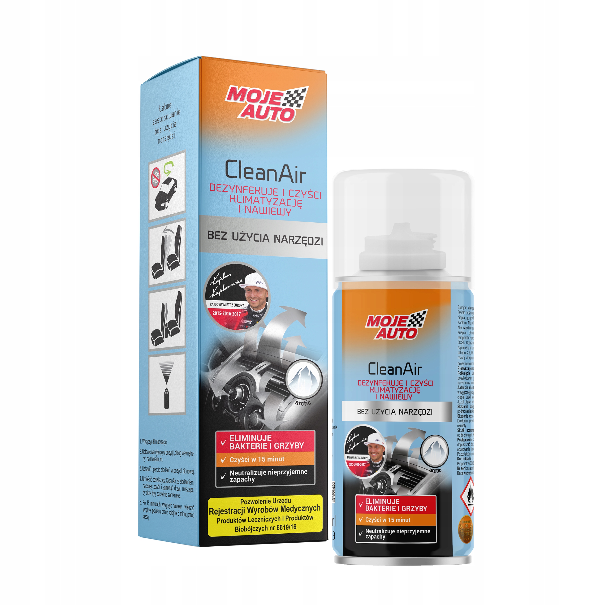 

Cleanair Odgrzybiacz Do Klimatyzacji Arctic 150ML