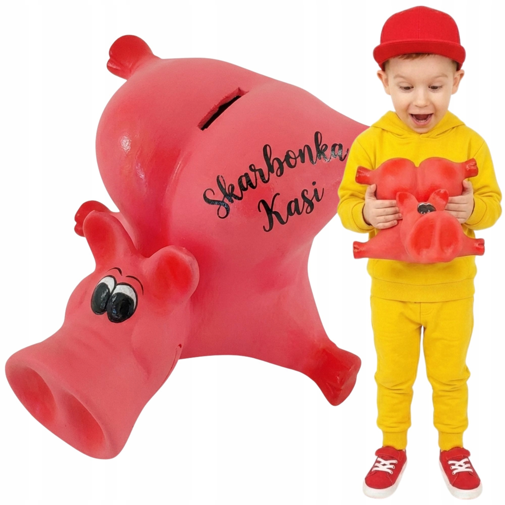 Pokladnička se jménem dárek K 18. Narozeninám personalizovaná Velká XXL